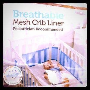 Breathable Baby Mesh Crib Liner